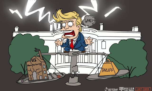 高关税下，美国正面临通胀危险 刘晓迪 绘图