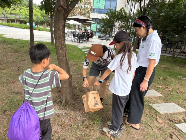 Slava in subsequent lawn clean-up.