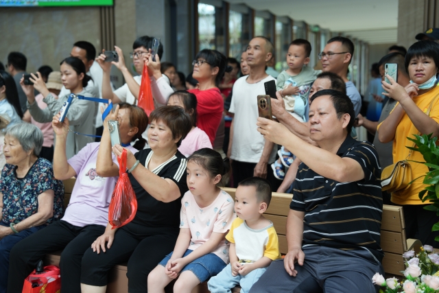 The captivating performances drew crowds of enthusiastic spectators.