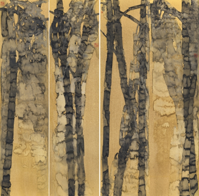 林藍(lán) Lin Lan
淋漓 Dripping Wet
紙本水墨 Ink on paper